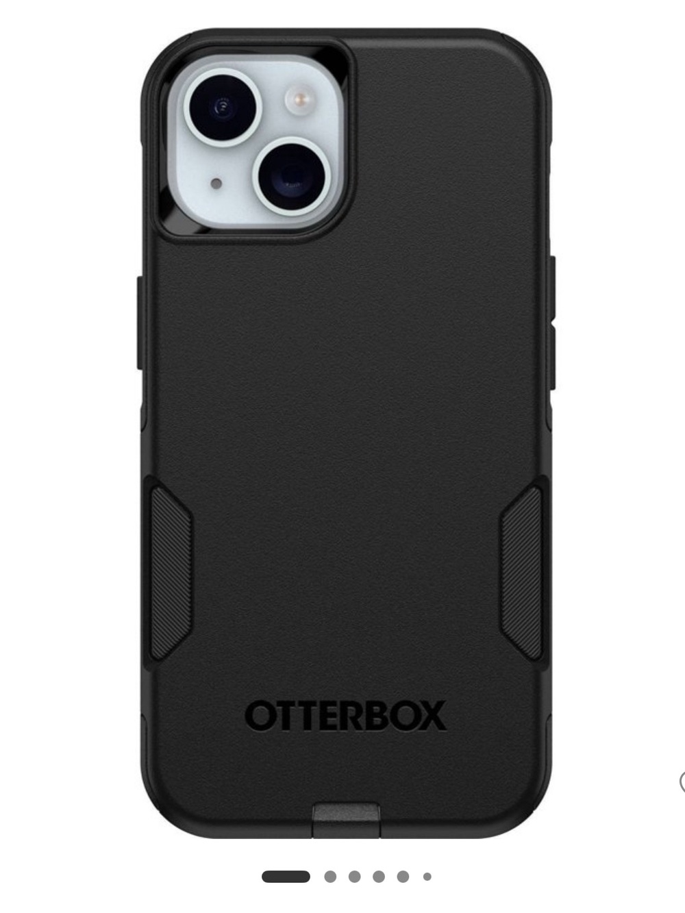 OtterBox Black Rugged Grip Case for iPhone 16 Pro